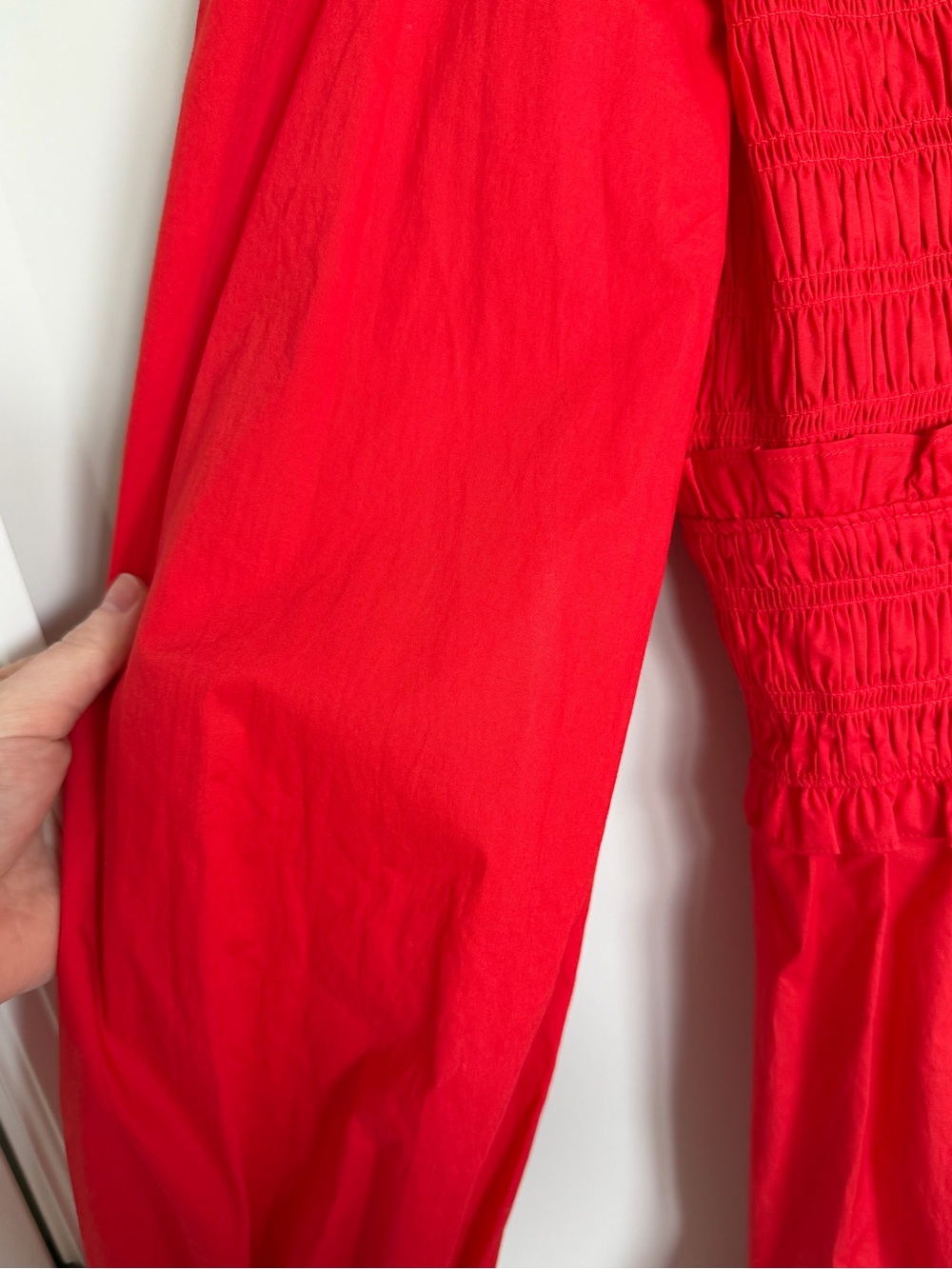 Sea New York “Gaia” Scarlet Smocked Dress, Size 10 - EUC - Picture 9 of 13
